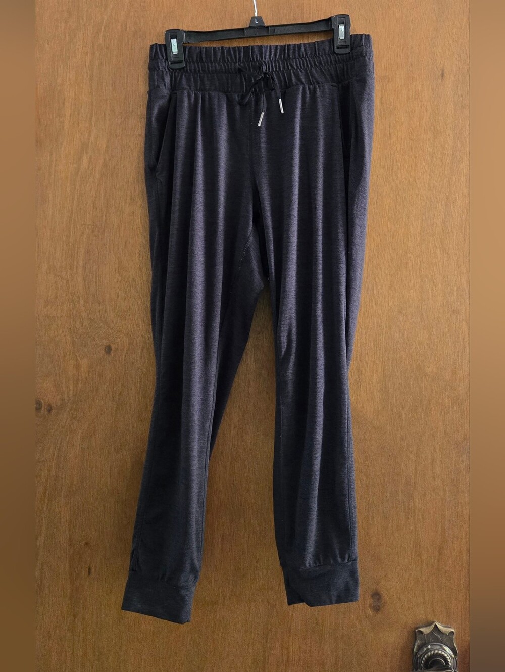 Active Life Women's Charcoal Gray/Black Drawstring Joggers
